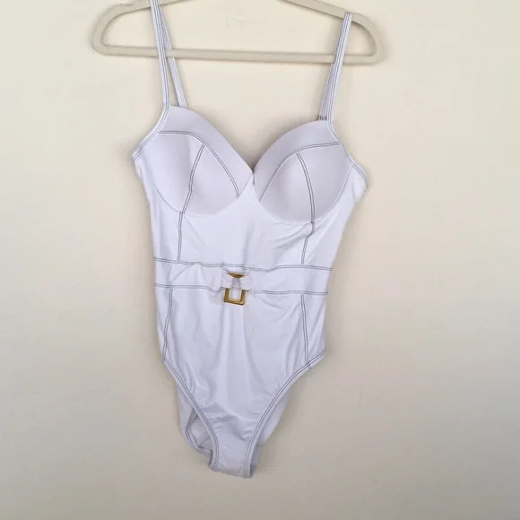 NWT White Corset One Piece - Picture 3 of 6